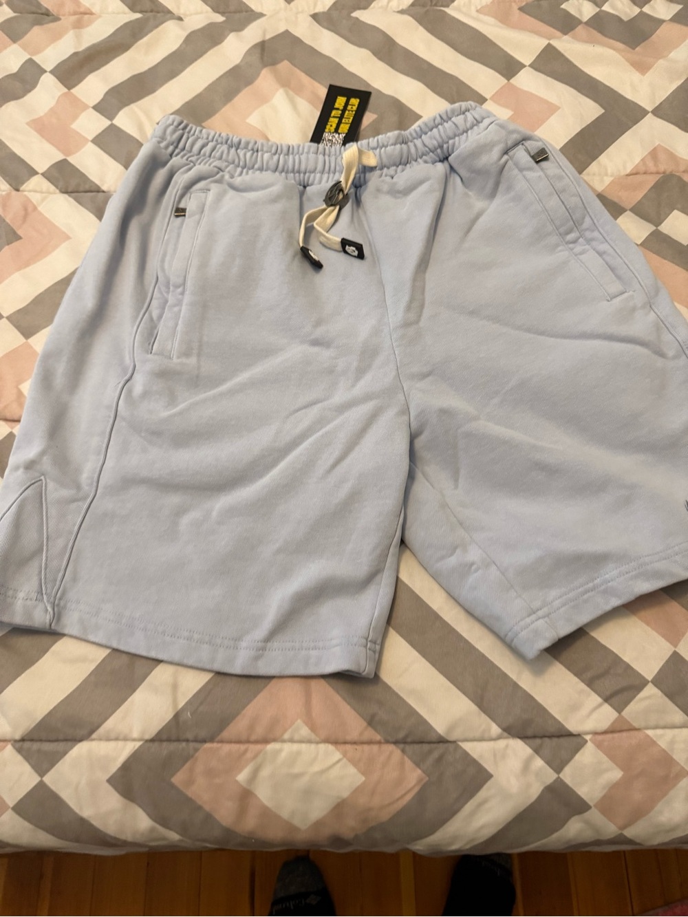 Godspeed Light Blue Drawstring Shorts Size M